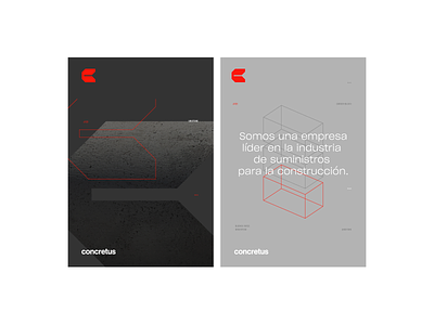 Concretus branding architecture argentina brand branding concrete design editorial editorial design geometric identity logo logotype symbol trademark vector