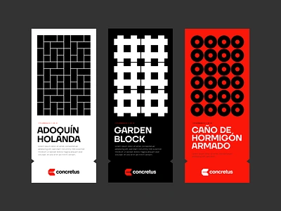 Cocretus Branding II architecture argentina brand branding concrete design editorial flyer geometric logo logotype modernism symbol trademark vector