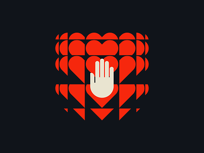 Cardiopulmonary resuscitation argentina brand branding design editorial hand heart illustration logo logotype poster rcp symbol trademark
