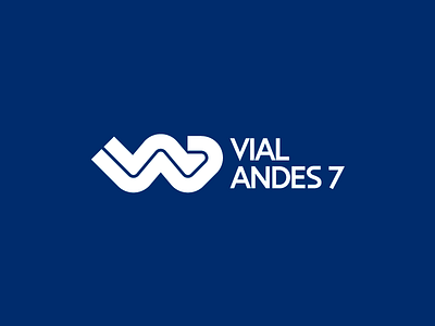 Vial Andes 7® argentina brand branding highway iso logo logotype road symbol trademark