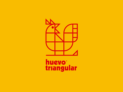 Huevo triangular® brand branding chicken egg logo logotype symbol trademark