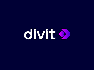 Divit® argentina brand branding it logo logotype symbol tech technology trademark