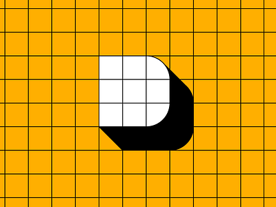 D – #36daysoftype 36 days of type font geometric geometric font letter d logo retro symbol type