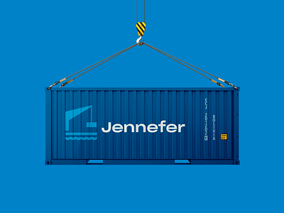 Jennefer behance brand branding design iso logo logotype modernism port symbol trademark