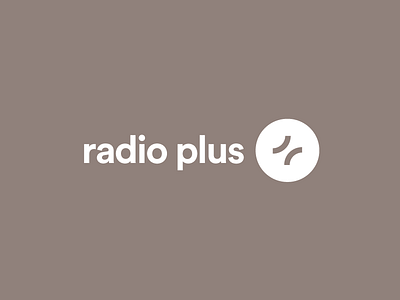 Radio Plus argentina brand branding cross design geometric iso logo logotype radio symbol trademark vector