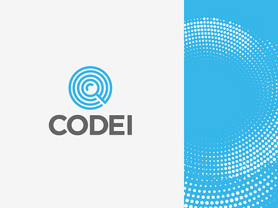 CODEI argentina brand branding circle design geometric iso letter c logo logotype magnifying glass modernism symbol trademark vector