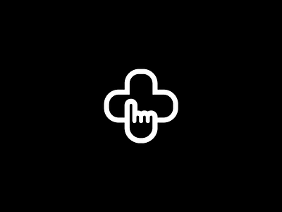 DOC24 argentina brand branding cross design doctor geometric hand health icon iso logo logotype symbol trademark ui ux vector