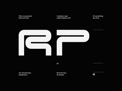 A personal reminder argentina brand branding future futuristic geometric letter letter r logo number 7 symbol type typeface typography vector