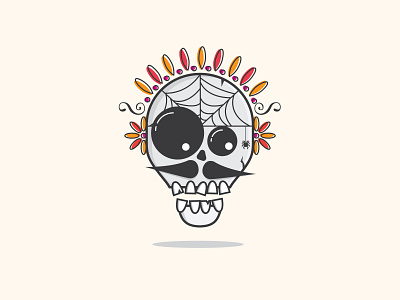Sugar Skull branding design logo muertos skull sugar sugar skull