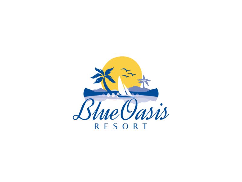 Blue Oasis Resort by Brandant on Dribbble