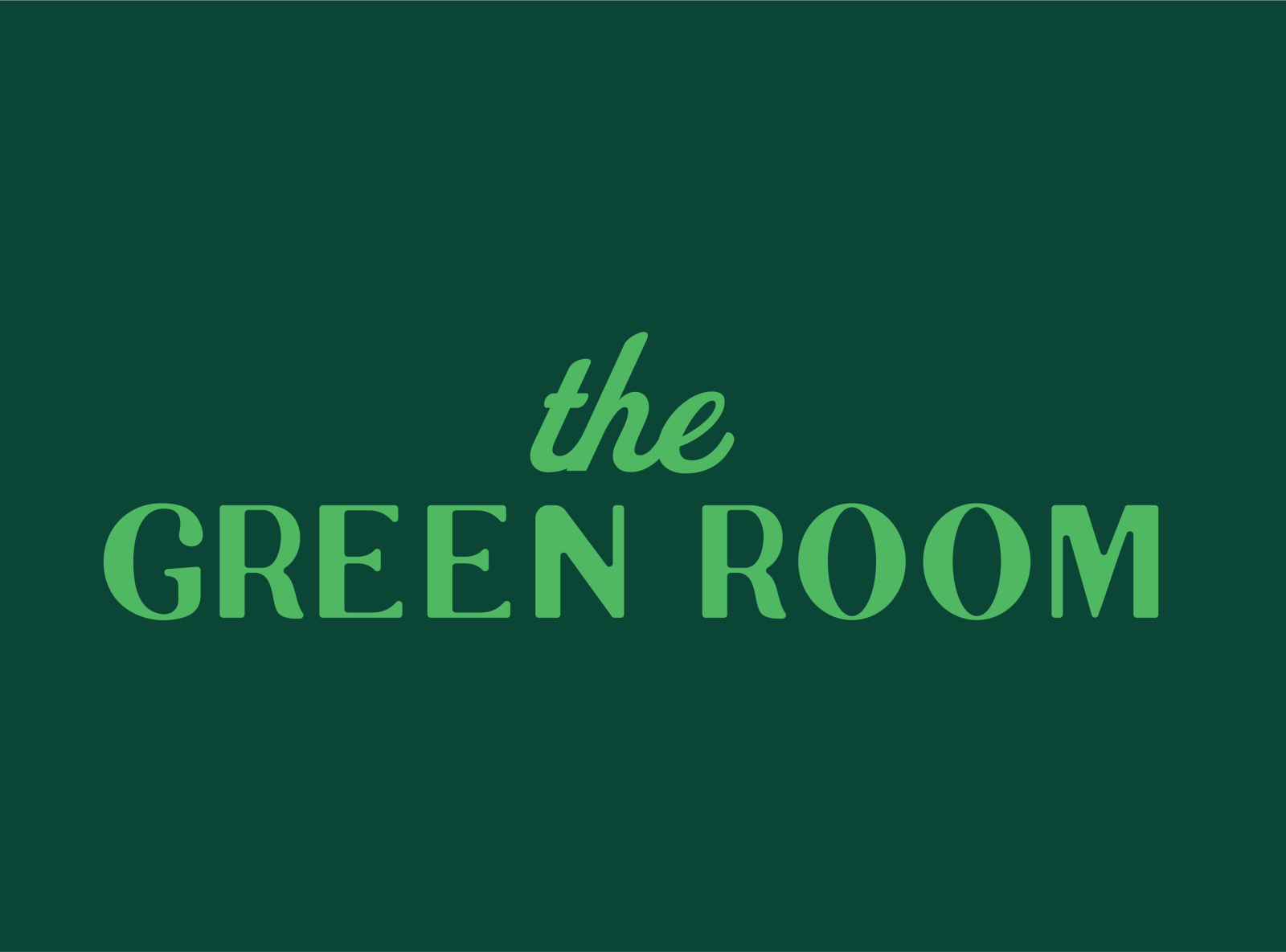 the Green Room by Avery Beason on Dribbble