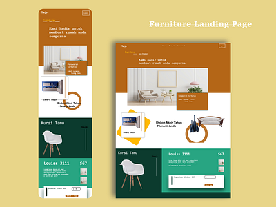 Furniture-Landing-Page adobexd branding design front end development illustration logo ui uidesign uxdesign web webdesign webdevelopment