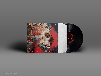 Massive Attack Vinyl Cover Artwork cover design illustration skull vanitas vinyl