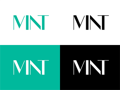 LOGO MINT design logo minimal typography