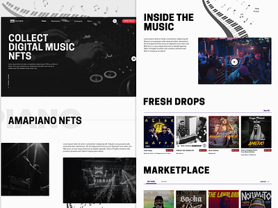 Amapiano NFT Music website