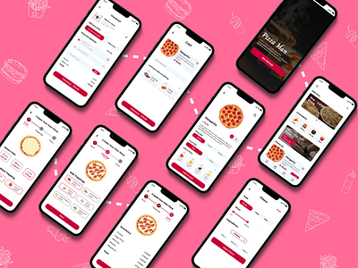 Pizza Man Delivery App ui