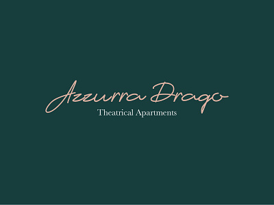 Logo design: Azzurra drago brand branding colours logo logodesign