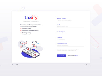 Dashboard for Taxify