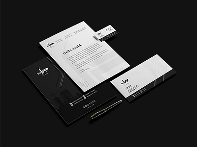 Jaraa Brand brand company construction design illustrator logo stationery