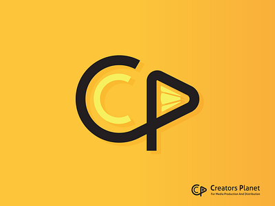 Creators Planet Logo company creative logo media production simple