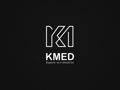 KMED logo brand business card creative design illustrator logo medical