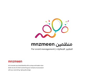 mnzmeen logo company creative event fund inspiration logo management simple trade