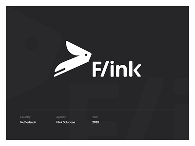 Flink logo brand branding design identity illustration illustrator logo logo design