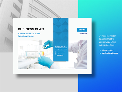 PRS business plan PDF design