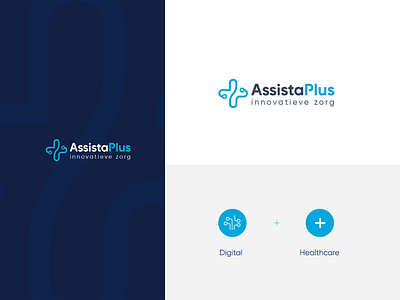 AssistaPlus logo brand brand agency branding design designer logo logo logo design vector