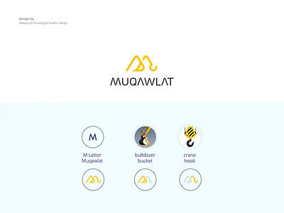 Muqawalat Logo company construction logo design