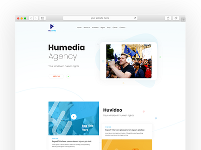 Humedia website deisgn