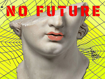 NO FUTURE design illustration typography vector