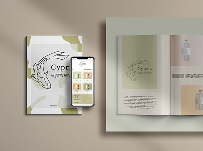 cypria branding design flat graphic design illustration logo minimal ui vector