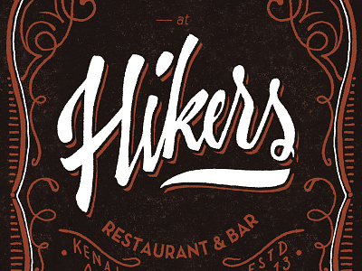 Hikers Lake, AK alaska bar blackboard chalk hand lake restaurant sign type written