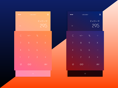 Daily UI Challenge - Calculator 04 bright colorful design daily 100 challenge daily ui dailyuichallenge soft ui typography ui