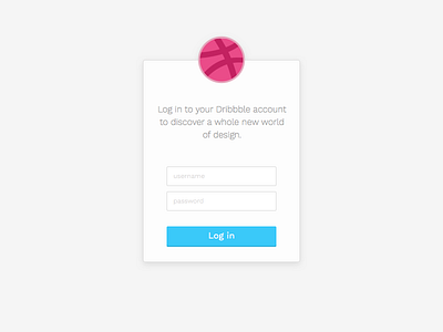 Dribbble Log in