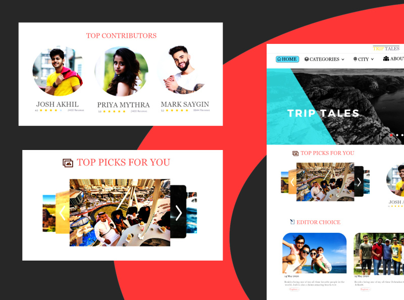 Best Trip Planning website Design by Dinesh kumar on Dribbble