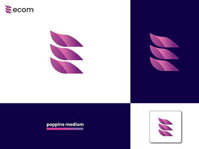 E letter logo design