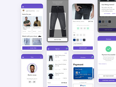 Mobile App - Notifashion app app concept clean clothes design fashion ios minimal mobile seller ui ux