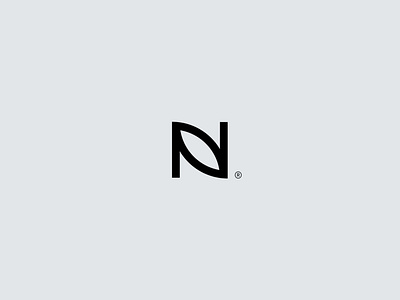 N — letter logo design