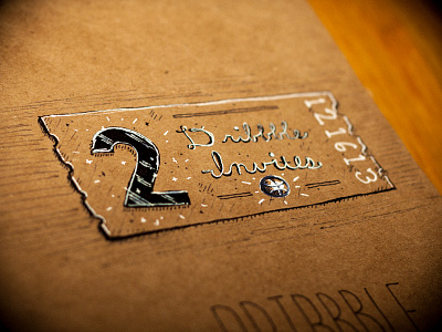 Dribbble Invite Giveaway draft giveaway hand drawn ink invite pen prospects