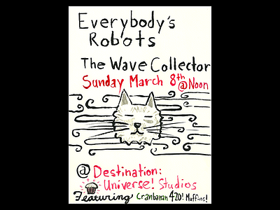 Everybody's Robots and Wave Collector Show Poster