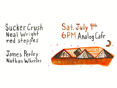 Show Poster for Sucker Crush @ Analog Cafe