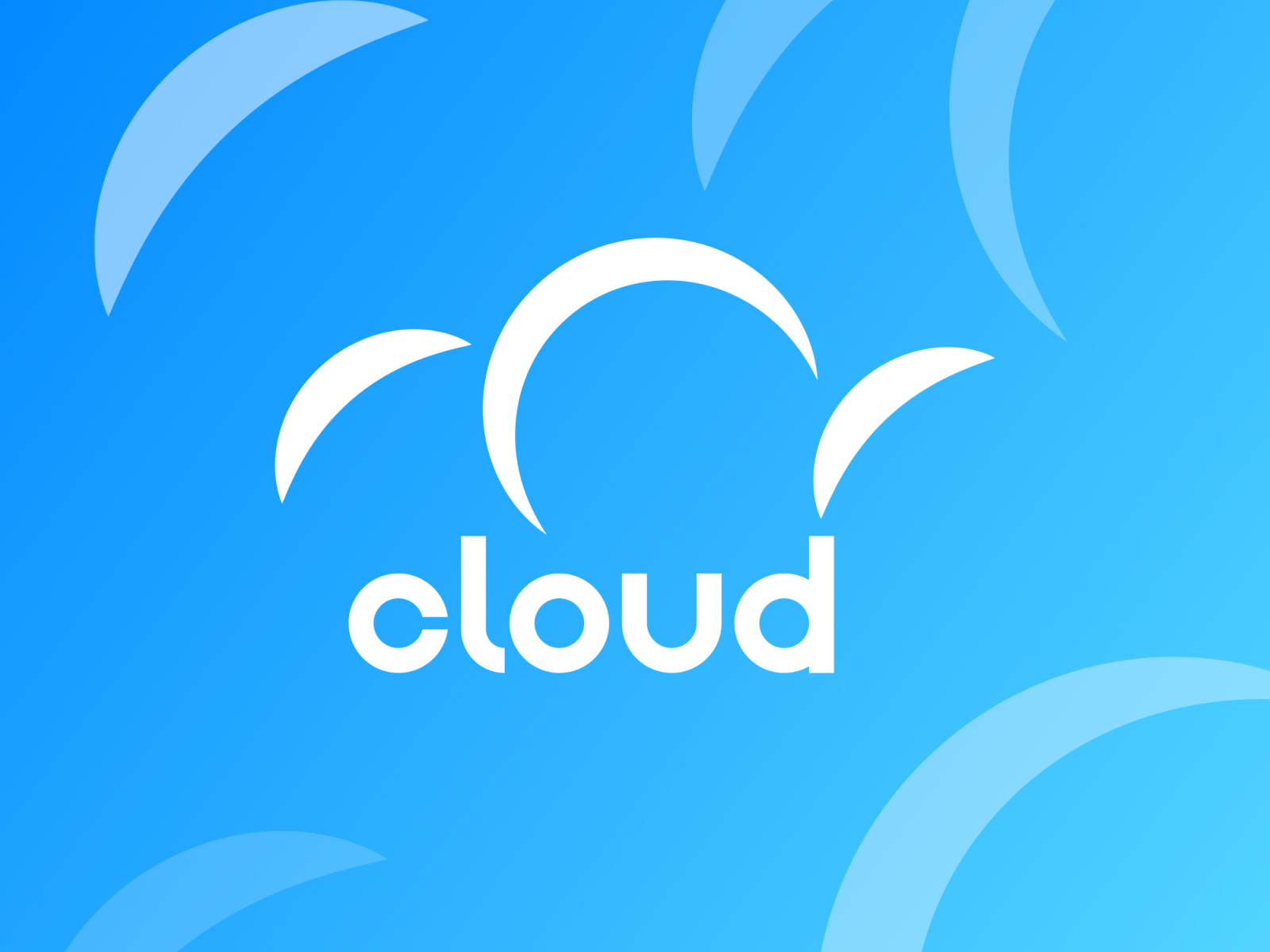 Cloud logo by Dan on Dribbble