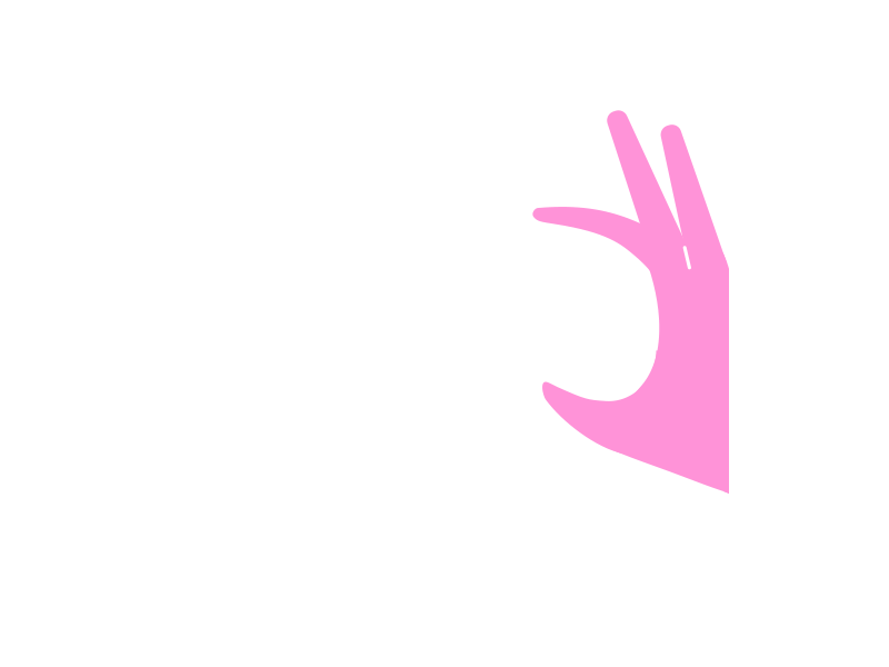 Ok! 4 fingers agree animated stickers animation design approve four fingers gif animation hand emoji hand gestures hand icon lottie animation lottiefiles motion design motion graphics no problem okay pink hand telegram sticker