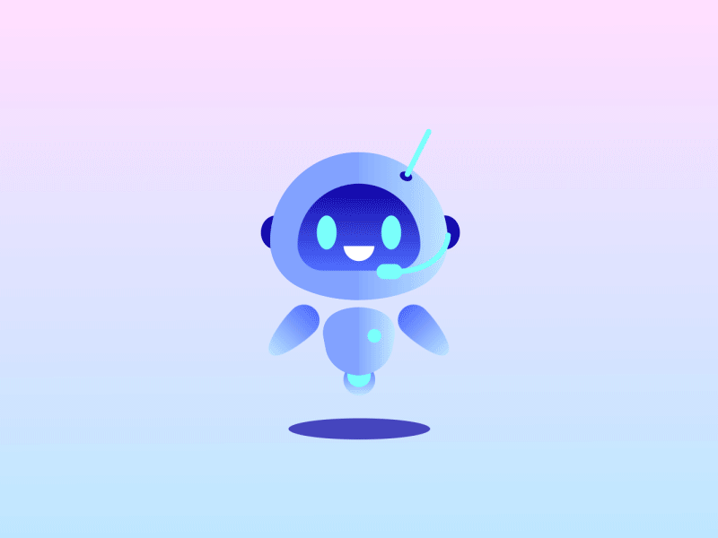 Chatbot Mascot 3d effect animated robot animation design artificial intelligence bot character animation chatbot customer service customer support cute character design livebot lottie animation motion design motion graphics robot character robot design robot mascot svg svg animation virtual reality