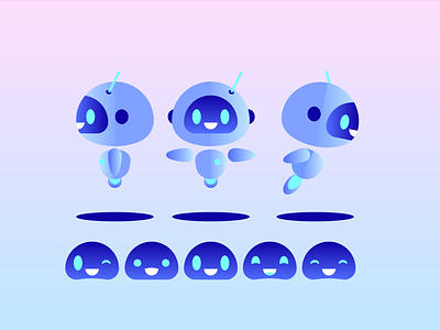 Bot Character Design 3d character design animation design bot character animation character ideas character inspiration chatbot motion graphics robot robot character robot design robot expressions robot mascot svg animation virtual assistant virtual bot