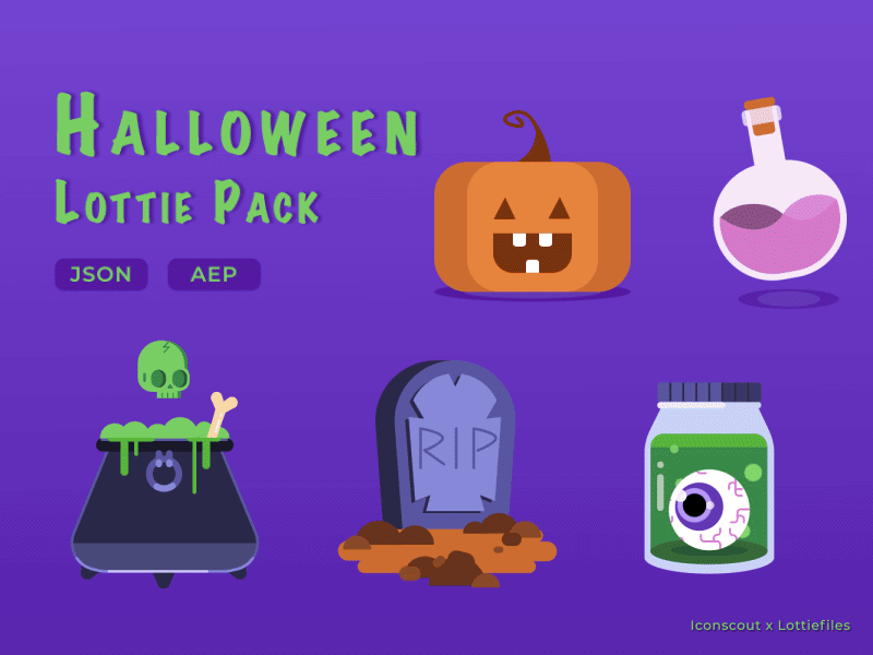 Halloween Lottie Pack