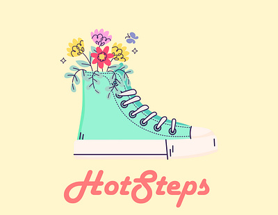 Hotsteps design illustration