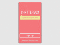 Daily UI 001 - Sign Up